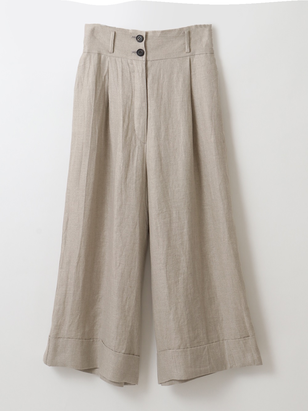 Linen Wide Pants(82ベージュ-３６号)
