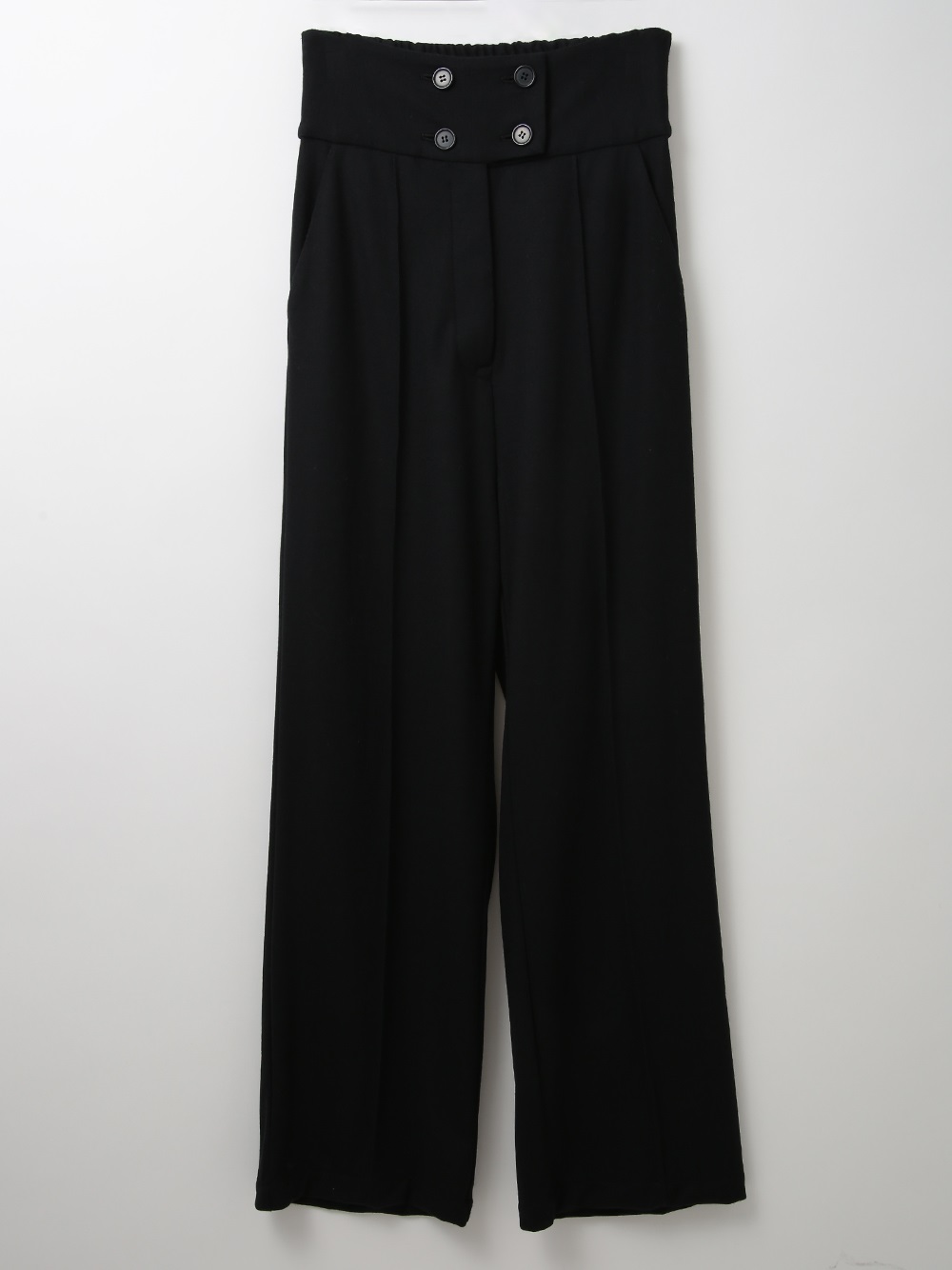 Wool High Waist Pants(00ブラック-３６)