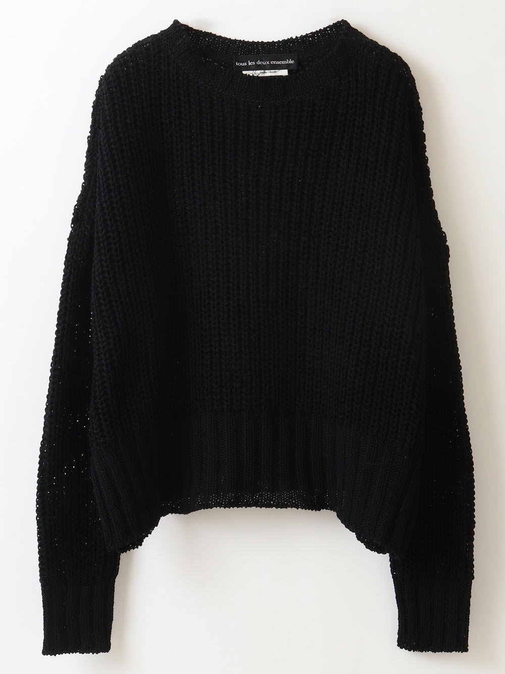 Ribbed Sweater(00ブラック-フリー)