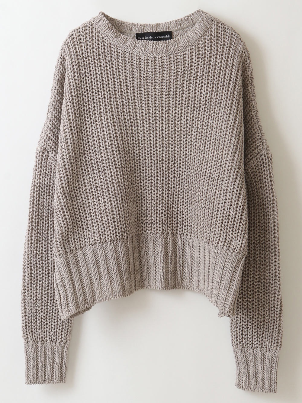 Ribbed Sweater(11グレー-フリー)