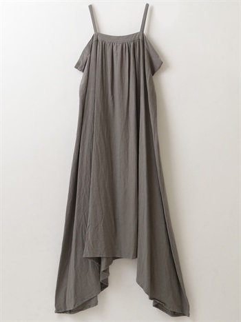 Linen Viscose Dress(11グレー-３６)