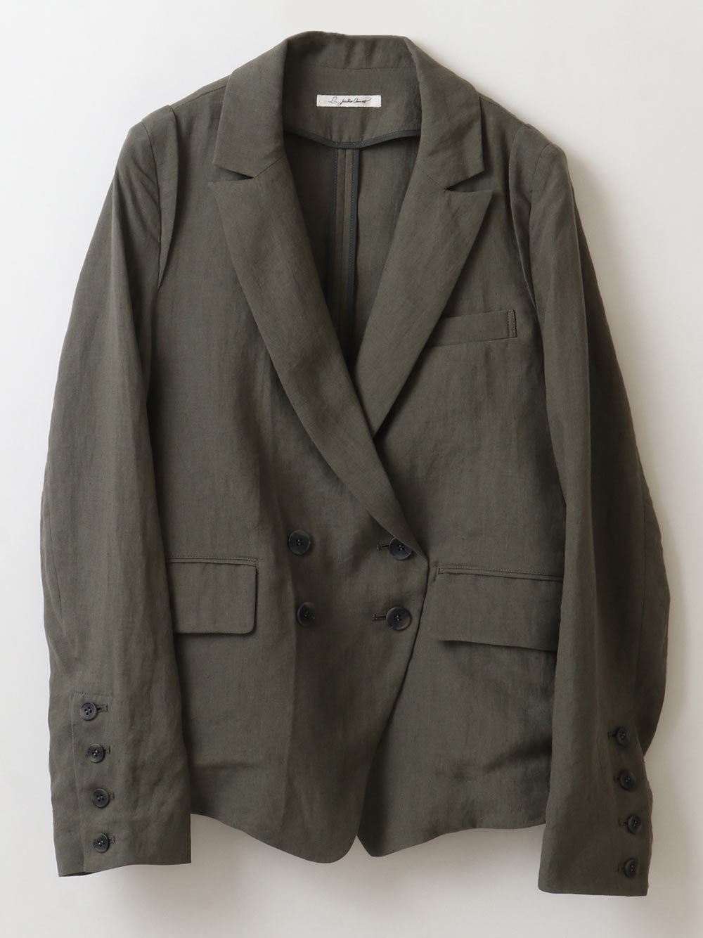 Linen Double Jacket(11グレー-３６)