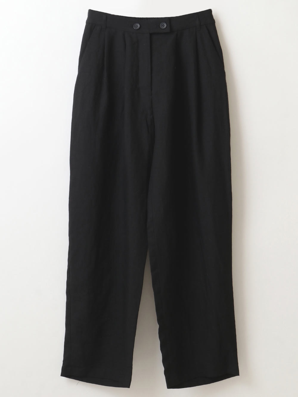Linen Tuck Volume Pants(00クロ-３６)