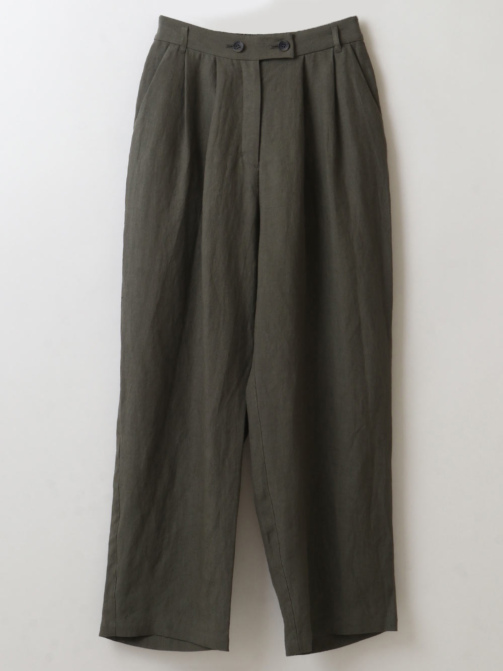 Linen Tuck Volume Pants(11グレー-３６)