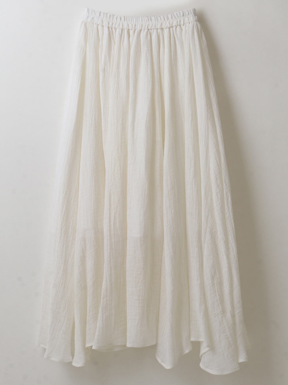 Linen Flare Skirt(02シロ-３６)