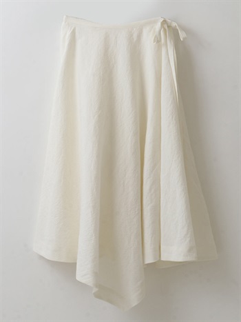 Asymmetric Wrap Skirt(01オフホワイト-３６)