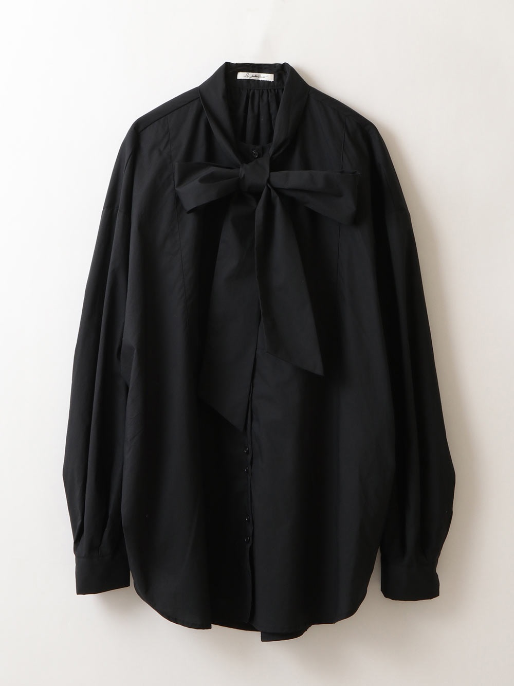 Cotton Bow Tie Blouse(00ブラック-３６)