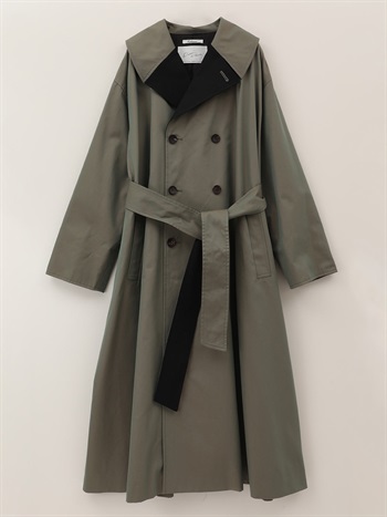  Two-Tone Color Coat(63カーキ-フリー)