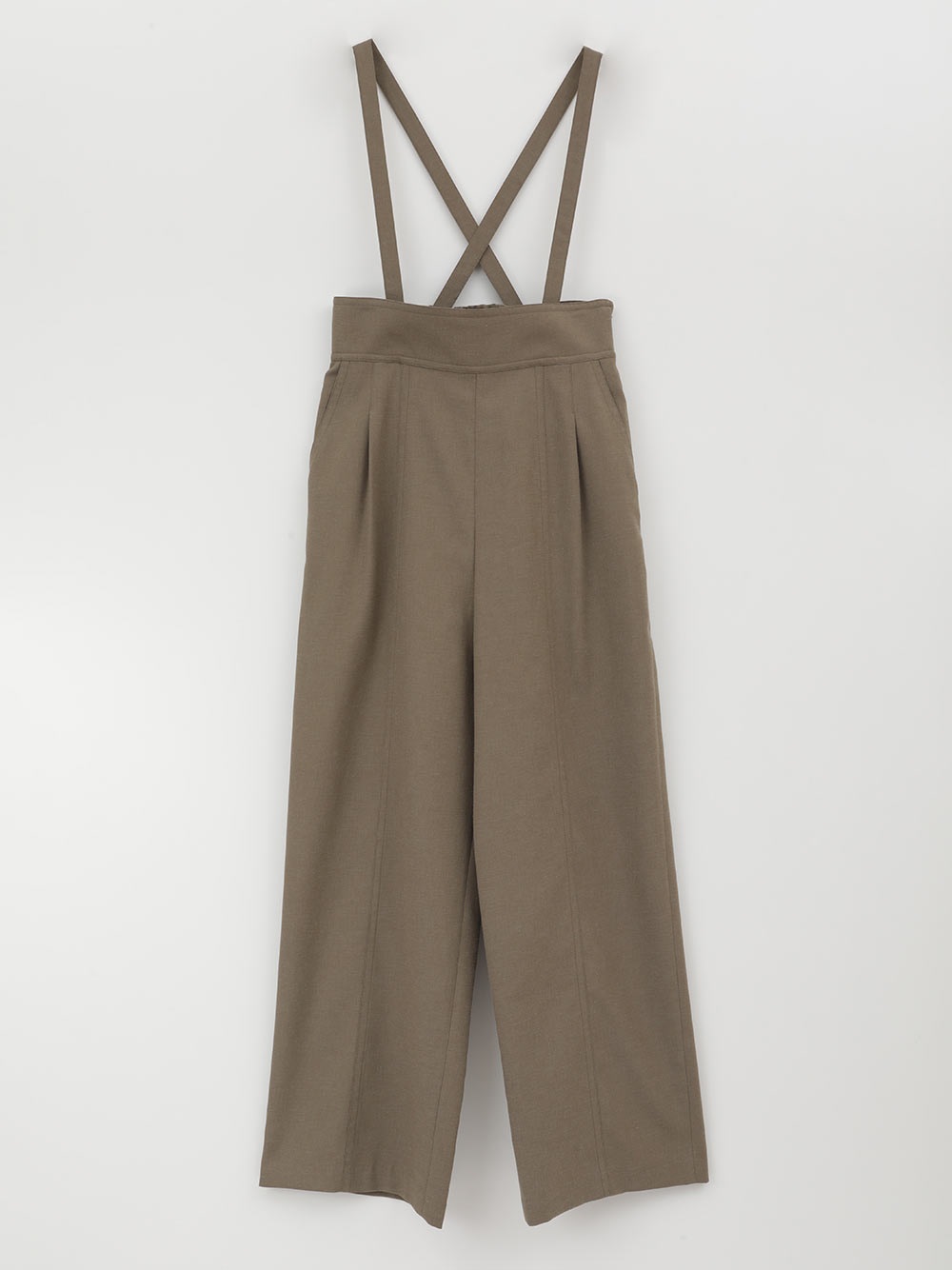 Suspender Semi Wide Pants(63カーキ-フリー)