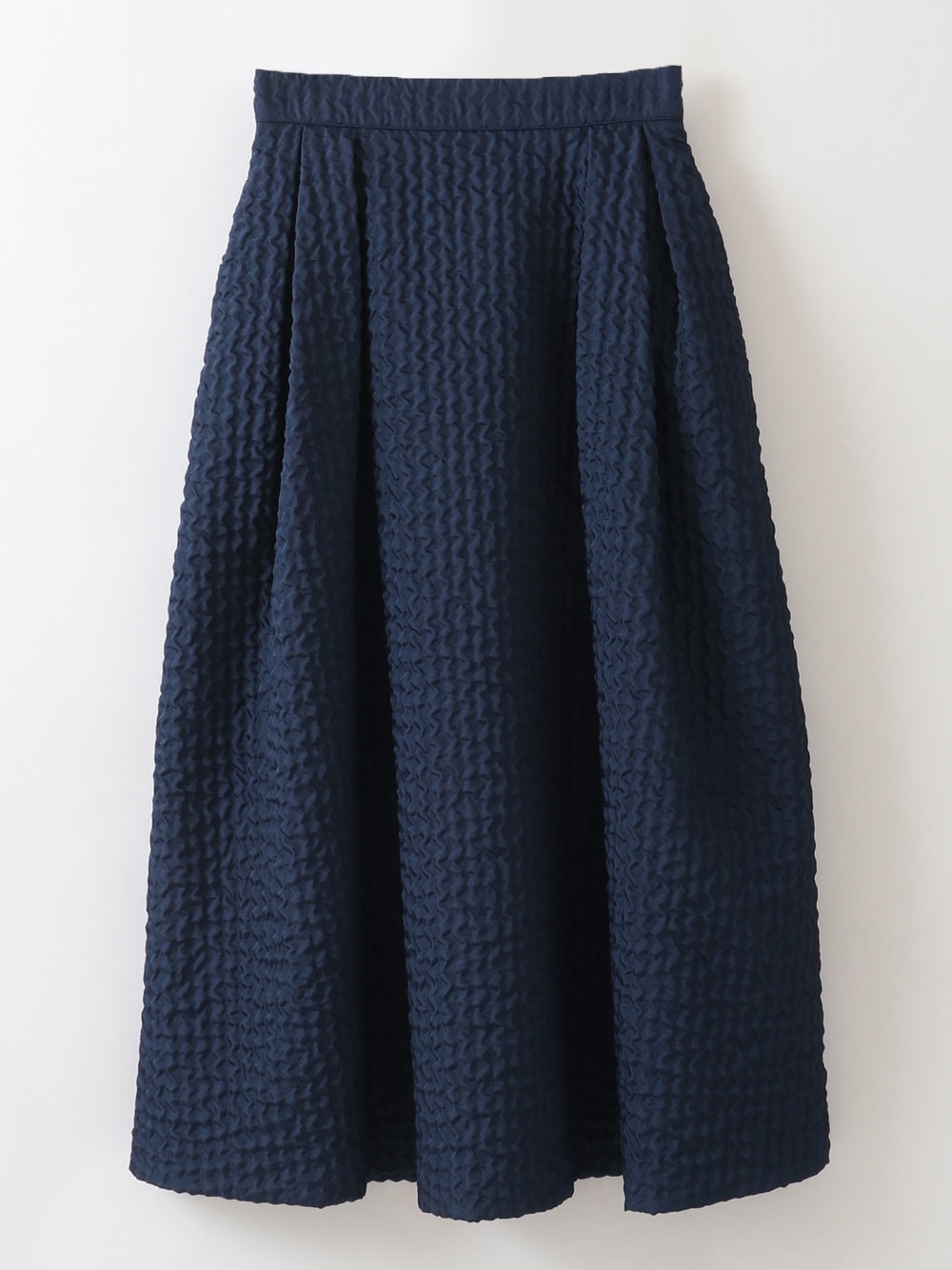 Jacquard Wide Skirt(70ネイビー-１)