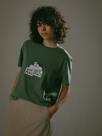 REMI RELIEF　Tシャツ［HAIR PEACE］(61グリーン-フリー)