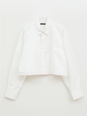 YLEVE タイプライターショートシャツ(02ホワイト-１)