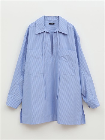 YLEVE オーバーシャツ(71ブルー-フリー)