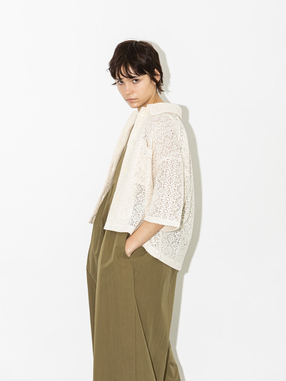 Russell Lace Shirt | Tops | Enchainement Online Store